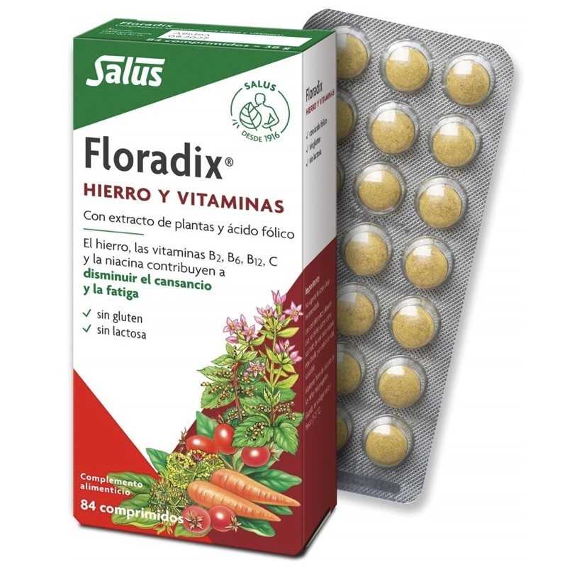 Floradix Hierro y Vitaminas 84 Comp. (Salus)