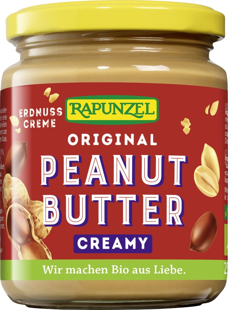 Crema De Cacahuete y Caramelo Bio 250 Grs. (Rapunzel)