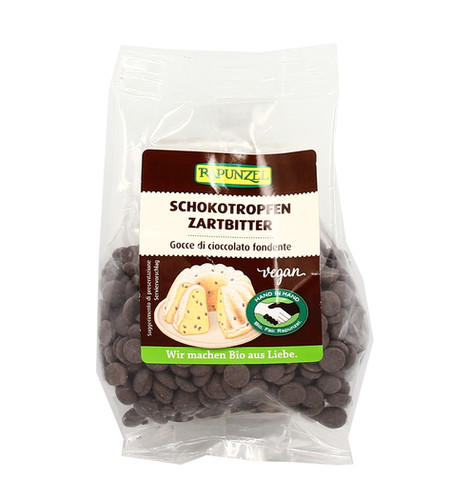 Gotitas De Chocolate Negro Bio 100 Grs. (Rapunzel)