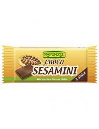 Barritas Sesamo Choco 27 Grs. Sesamini (Rapunzel)