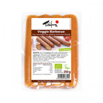 Salchicha Veggie Bratwurst Barbacoa Bio 250 Gr. (Taifun)