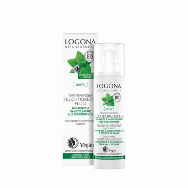 Fluido Hidratante D/N Menta 30 Ml. (Logona)