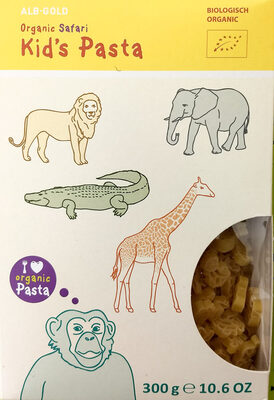 Pasta Kids Animales Safari Bio 300 Grs. (Alb Gold)