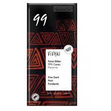 Tableta De Chocolate Negro Panama 99% 80Gr. (Vivani)