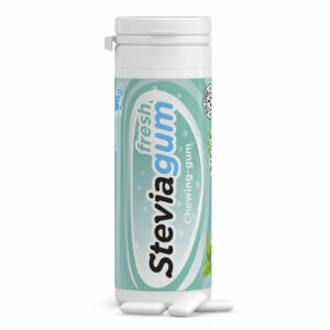 Chicle Con Xilitol Y Estevia *Fresh* Menta Fuerte 30 Grs. (Steviagum)