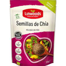 Semillas De Chia Molidas Bio 200 Grs. (Linwoods)