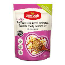 Semillas Lino, Nueces, Almendras, Nueces Brasil Y Q10 200G (Linwoods)