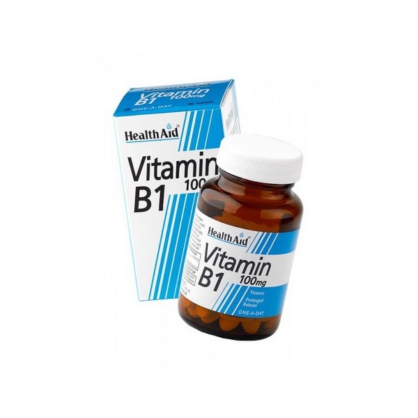 Vitamina B1 (Tiamina) 100 Mg. 90 Comp. (Health Aid)