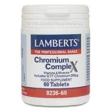 Cromo Complex 200 Mg. 60 Tab. (Lamberts)