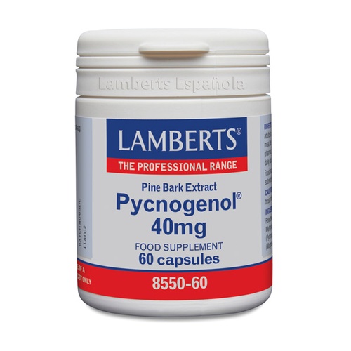 Pycnogenol 40 Mg.(Extracto De Pino) 60 Caps. (Lamberts)