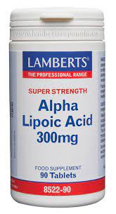 Acido Alfa Lipoico 300 Mg. 90 Tab. (Lamberts)