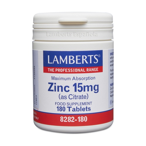 Zinc 25 Mg. Citrato 120 Tab.  (Lamberts)