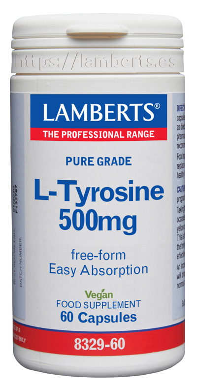 L-Tirosina 500Mg 60Caps. (Lamberts)