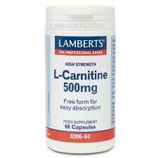 L-Carnitina 500 Mg 60Caps. (Lamberts)