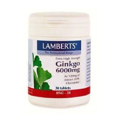 Ginkgo Biloba 6000 Mg. 60 Tab. (Lamberts)