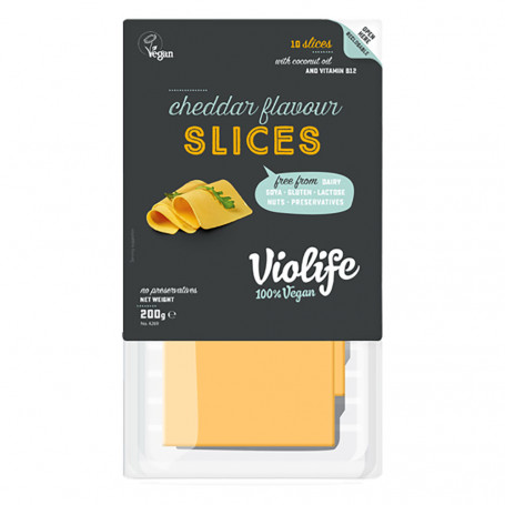 Lonchas Veganas Sabor Cheddar 200 Gr