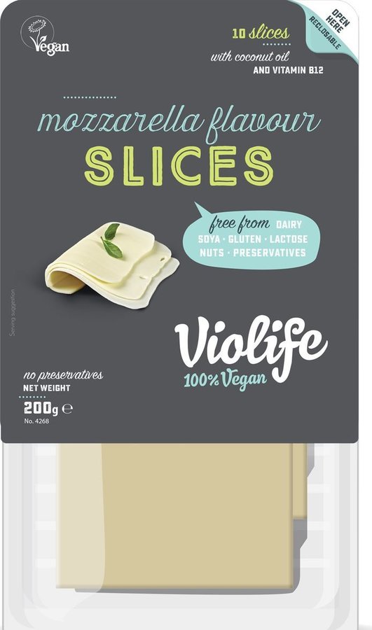 Lonchas Veganas Sabor Mozzarella -200Gr. (Violife)