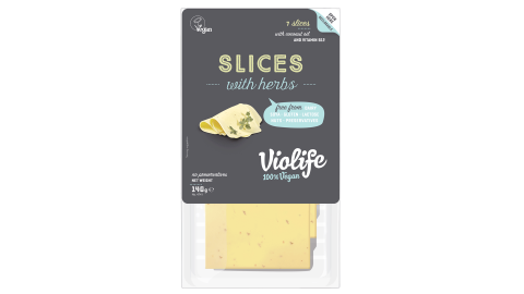 Lonchas Veganas Sabor Queso Finas Hierbas 200 Grs. (Violife)