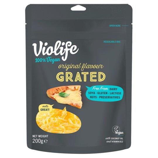 Queso Rallado Vegano Sabor Original 200Gr (Violife)