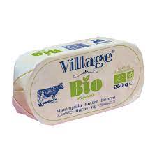 Mantequilla Sin Sal Bio - 250Gr. ( Village )