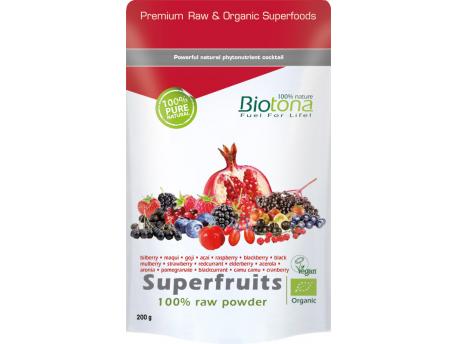 Superfruits Raw En Polvo 200 Grs. Bio (Biotona)