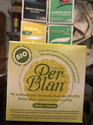 Dentifrico en polvo Per-Blan Limón 30 Grs.