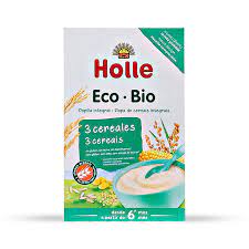 Papillas 3 Cereales S/Gluten 250G (Holle)