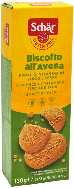Galletas De Avena S/Gluten 130G (Schar)