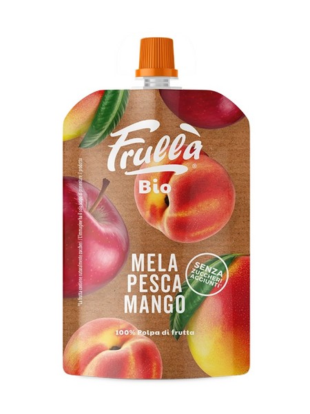 Pure Manzana Melocoton Mango Doypack Bio 100 Gr (Frulla)