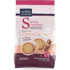 Galletas Espelta Integ. Con Canela Bio 250 Grs. (Sottolestelle)
