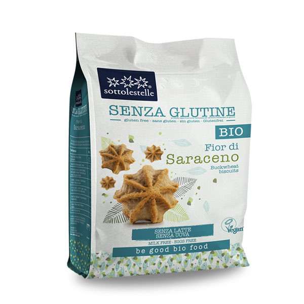 Galletas Fior T. Sarraceno Sin Gluten 250 Grs. (Sottolestelle)