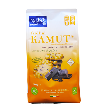 Galletas De Kamut Con Virutas De Chocolate 300 Grs. (Sottolestelle)