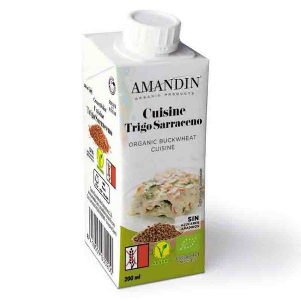 Nata Trigo Sarraceno *Crema De Cocina* 200Ml. (Amandin)