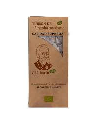 Turron Almendra Sesamo Bio 200 Grs. (El Abuelo)