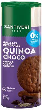 Galleta Digestive Quinoa Choco Sin azucar 175 Grs. (Santiveri)