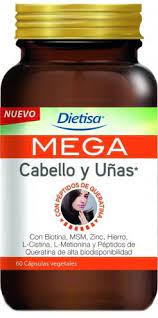 Mega Cabello Y Uñas 60 Caps. (Dietisa)