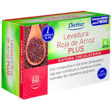 Levadura Arroz Rojo Plus 60 Caps. (Dietisa)