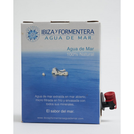 Agua De Mar Bag In Box 3 Ltrs. (Sea Energy Ibiza y Formentera)