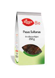 Pasas Sultanas Bio 250 Grs. (El Granero)