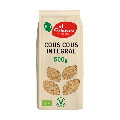 Cous Cous Trigo Integ. Bio 500 Grs. (El Granero)
