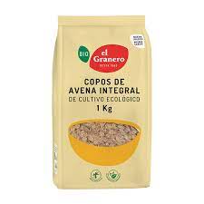Copos De Avena Integ. Gruesos Bio 1 Kg. (El Granero)