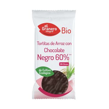 Tortitas De Arroz Choco Negro 100 Grs. (El Granero)