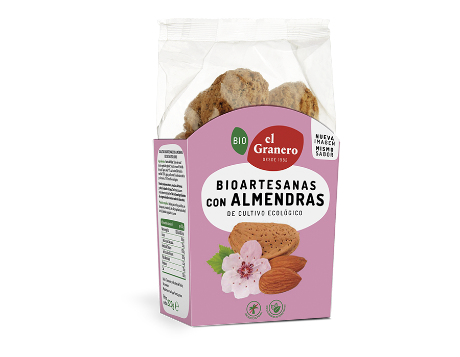 Galletas Bioartesanas Almendra 250 Grs. (El Granero)