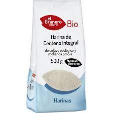 Harina De Centeno Integ. Bio 500G. (El Granero)