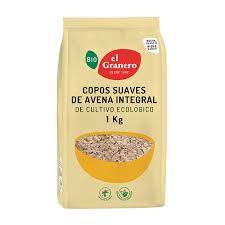 Copos De Avena Suaves Bio Int. 1Kg. (El Granero)
