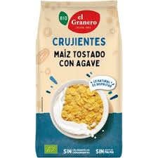 Corn Flakes C/Agave Bio 300 Grs. (El Granero)