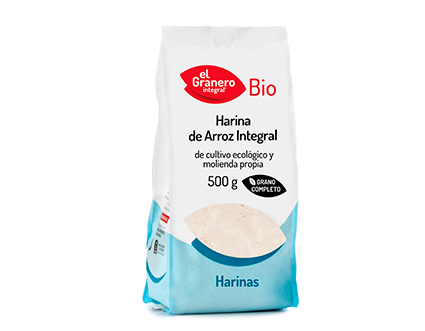 Harina De Arroz Integ. Bio 500 Grs. (El Granero)