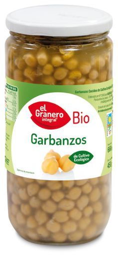 Garbanzos Cocidos Bote 660 Grs. (El Granero)