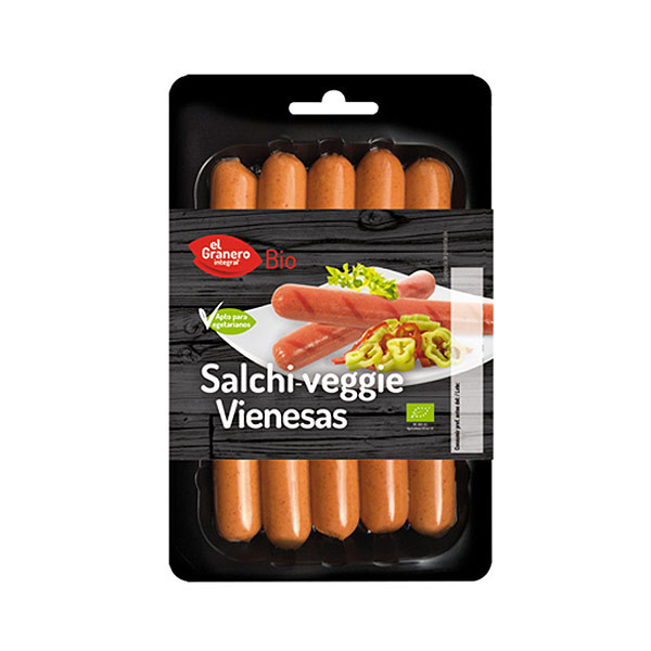 Salchicha Veggie Vienesas Bio 200 Gr. (El Granero)