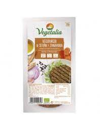 Vegeburguer Zanahoria Seitan *Hamburguesa* 160 Gr. (Vegetalia)
